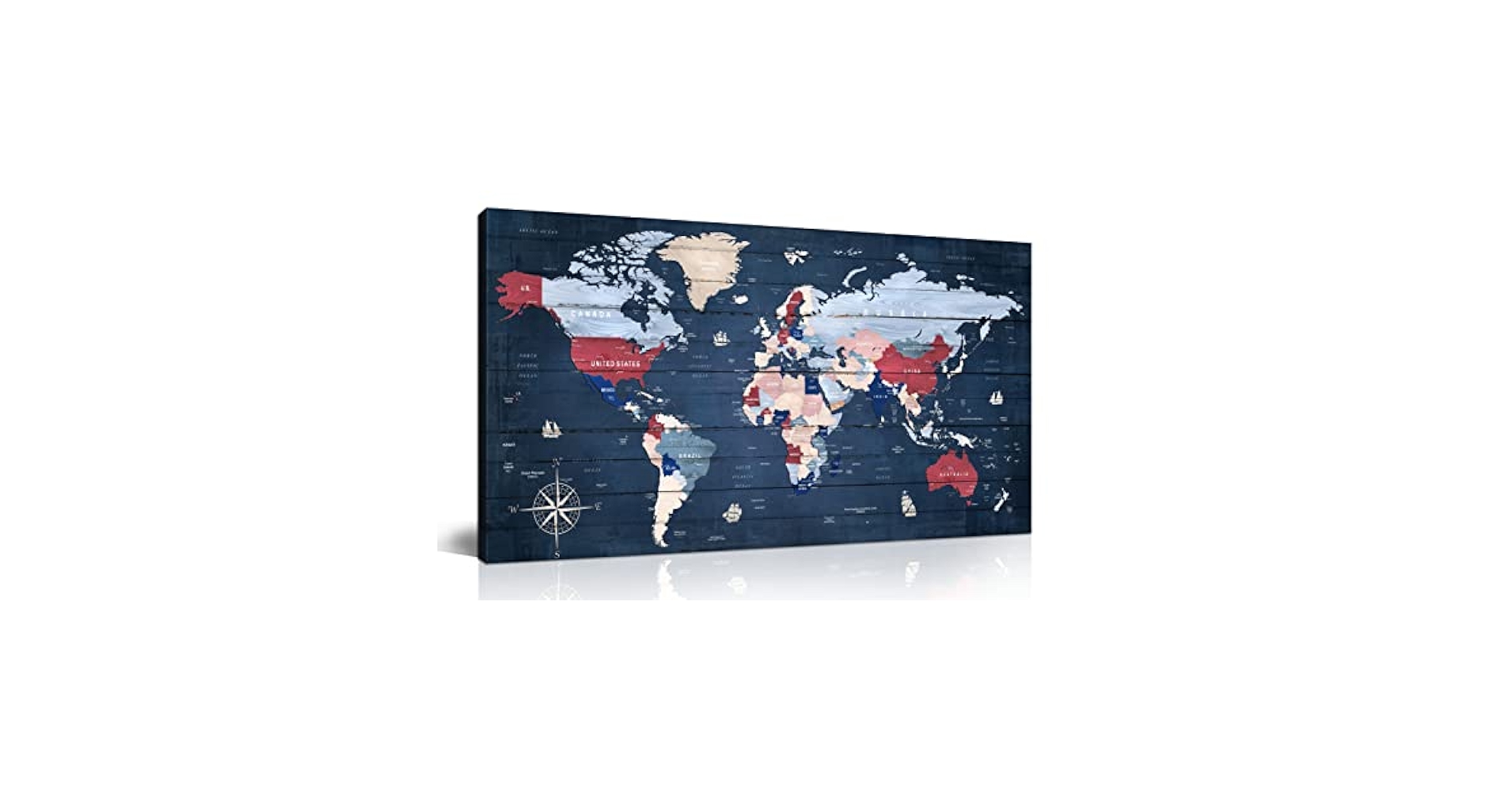 額装品/Old World Map Blue/ポスター 額装品/Old World Map Blue/ポスター Amazon.com: Framed 'Old